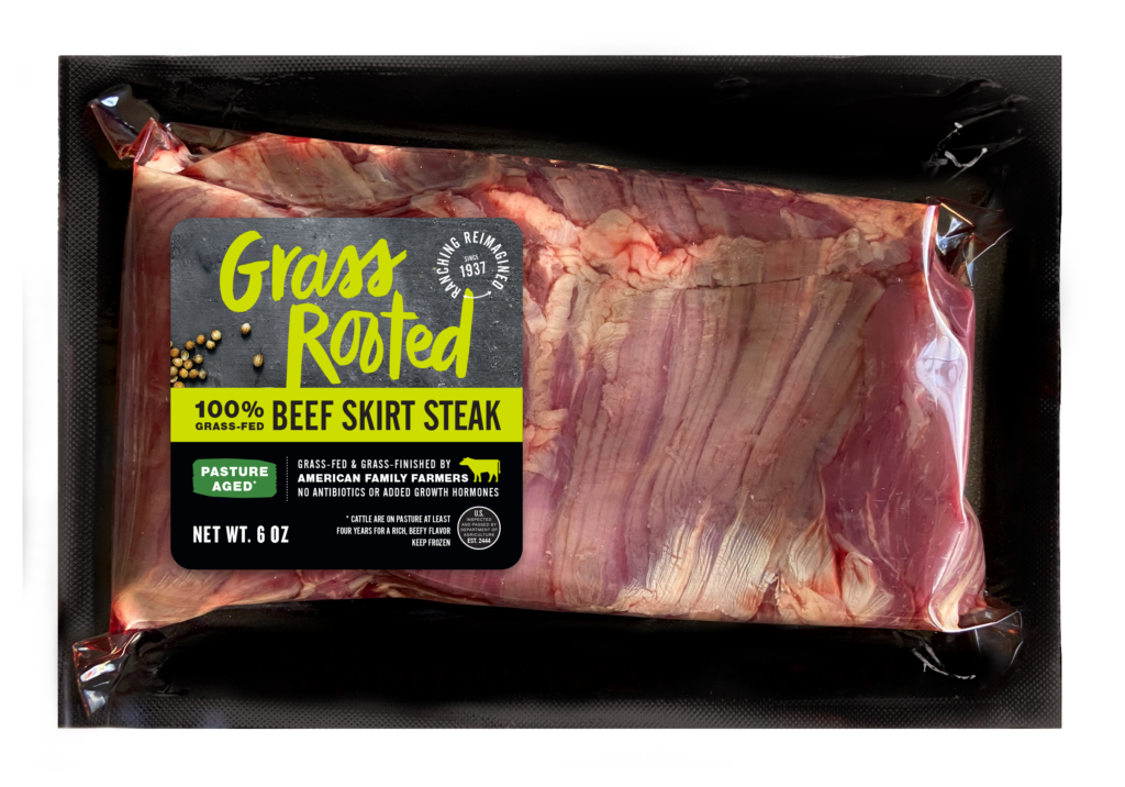 GrassFed Pasture Aged Beef Skirt Steak Strauss Brands